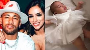 Filha de Bruna Biancardi e Neymar rouba a cena com roupa de grife que já vestiu gêmeos de Beyoncé