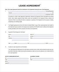 free 9 sample truck lease agreements in pdf ms word