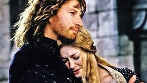 After the funeral of Théoden, Faramir married Éowyn in Edoras. After their  marriage, the two settled in Emyn Arnen, where they had at least one son,  named Elboron. Elboron would succeed Faramir
