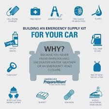 build an emergency supply kit for your vehicle city of