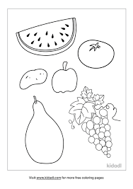 If you're trying to get away from chemicals and artificial food colors, you can make dyes at home using fruits and vegetables you can pick up at the grocery store or farmer's market. Fruits And Vegetables Coloring Pages Free Food Coloring Pages Kidadl