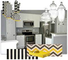 Pin By Tarsisia Rooselinda On The Home Style I Lo E In Black White White Kitchen Decor Yellow Kitchen Decor Kitchen Design Decor