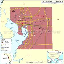 Hillsborough County Map Florida County Map Hillsborough County Hillsborough