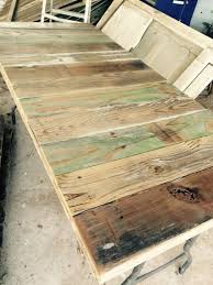 Reclaimed Wood Tabletop That Fits Over A Folding Plastic Table A King Painting Furniture Diy Farmhouse Shelves Decor Plastic Tables