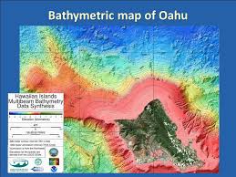 bathymetric map of oahu bathymetric map of hawaii ppt