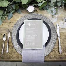 Shop for grey charger plates at bed bath & beyond. Pack Of 6 13 Round Wooden Textured Silver Acrylic Charger Plates Tableclothsfactory
