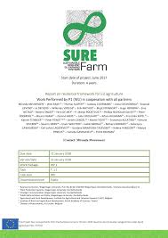 Pdf D1 1 Report On Resilience Framework For Eu Agriculture