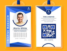 Id card guru/kepsek & staf. 30 Contoh Desain Id Card Template Premium Siap Untuk Digunakan