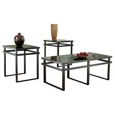 38 lbs, marble top : Wrought Studio Ardelia 3 Piece Coffee Table Set Reviews Wayfair