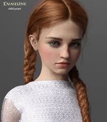 Emmeline For Genesis 8 Female 3d Character For Daz Studio Dazstudio 3dmodel Female Characters Female Poser