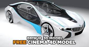 Bmw I8 Free 3d Model C4d Bmw I8 Bmw Cinema 4d