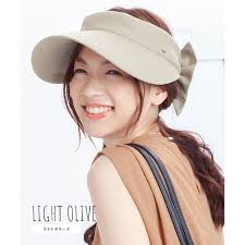 イロドリ 帽子 レディース UVカット サンバイザー 春 夏