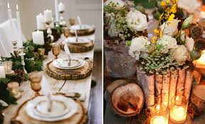 Woodsy Wedding Decor Woodsy Wedding Nature Decor Wedding Decorations
