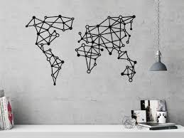 Maybe you would like to learn more about one of these? Geometric Metal World Map Wall Art Hencely Home Decor