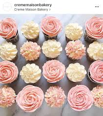 Floral Wedding Mini Cup Cakes Bridal Cupcakes Summer Wedding Cupcakes Elegant Cupcakes