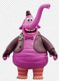 He was created by her when she was three. Bing Bong Riley Pixar Inside Out Music Purple Game Png Pngegg
