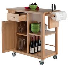 Sélectionnez le meilleur pour l'équiper ! Winsome Wood Chariot De Cuisine Douglas 42 X 35 Bois Naturel 89443 Rona