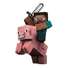 Hey I Found This Really Awesome Etsy Listing At Https Www Etsy Com Listing 189953249 Minecraft Steve Riding Minecraft Steve Minecraft Pig Minecraft Bedroom