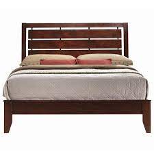 Bed frames, box springs, and bases. Costway King Size Bed Frame W Platform Wood Slats Tall Headboard Home Furniture Brown Walmart Canada