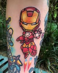 Thanos ironman marvel tattoo by roman. Cute Ironman Tattoo Iron Man Tattoo Cartoon Tattoos Marvel Tattoo Sleeve