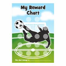 A4 Football Goal Reward Chart And 18 Matching Stickers