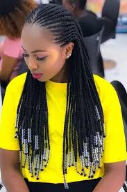 Have you found that hair that looks just like your own natural hair? African Feed In Braids With Weave Styles African Hair Braiding Styles Weave Hairstyles Braided African Braids Hairstyles