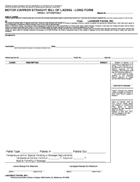 Canada and bound for mersin port/ turkey. Long Form Bill Of Lading Fill Online Printable Fillable Blank Pdffiller