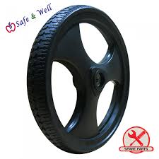 Low to high sort by price: Hopkin Sparepart Wheelchair Mag Wheel Flat Free Tyre 12in 1pair Alat Gantian Kerusi Roda Mag