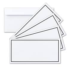 50 stück briefumschläge din lang 110 x 220 mm mit fenster weiß für z. Papier Buro Schreibwaren 25 Sets Papier Umschlage Din A4 Trauer Schwarzer Rahmen Papier Hefte Blocke