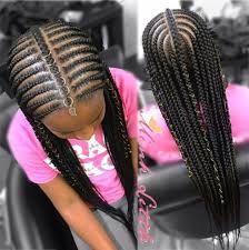 Two main braids were created on each side and connected in the center at the back of the head while the crown of the head is now here's a black braided hairstyle that will satisfy even the most selective of men. 10 Cute And Modern Natural Hairstyles Back To School For Black Girls Hair Styles Kids Braided Hairstyles Black Girl Braided Hairstyles