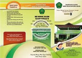 Iklan Sekolah Penerimaan Siswa Baru Ma Nurul Islam Brosur Periklanan Smp