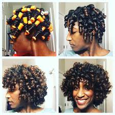 These hairstyles can be curled, coiled or left the problem with short natural hair is the shrinkage they suffer after head wash. Perm Rod Set On Natural Hair Black Naps Natural Proud Sistas