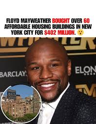 Floyd Mayweather finalized a $402 million deal to acquire over 60 buildings  in New York City, totaling more than 1,000 units. This milestone reflects  his ongoing real estate success, focusing