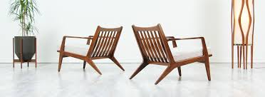 Plycraft lounge chairs are a good alternative to the eames lounge chairs for those of us who like the look but don't have the checkbook to match. Danish Modern L A Ib Kofod Larsen Lounge Chairs For Selig