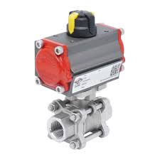 Pneumatic Ball Valve G1/2'' Stainless Steel Double Acting ...