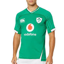 Original rugby trikots von verschiedenen herstellern. Irland Heim Test Rugby Trikot Shirt Kurzarm Trainingsshirt 2018 19 Grun Herren Shirts Hemden Freizeithemden Shirts