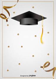 Minimalist Style Graduation Hat Background Ribbon Student Graduation Background Image For Free Download