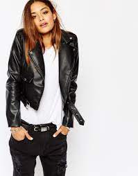 Kristen Stewart And Girlfriend Soko Co Ordinate Looks On Paris Outing Faux Leather Biker Jacket Womens Biker Jacket Black Biker Jacket