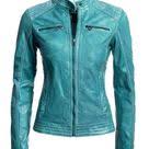 Blue Leather Jacket Womens Danier Nwt Genuine Lamb Leather Xs Extra Small Moto Leather Jackets Women Leather Jacket Style Leather Jacket