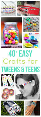 Including photos from a recent band trip, tennis competition or family vacation will be sure to make your teen smile. 40 Easy Crafts For Teens Tweens Happiness Is Homemade