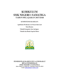 Dokumen 1 ktsp k13 siraajul ummah. Cover Dokumen Satu K 13 2017