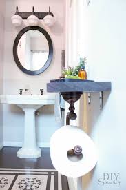 toilet paper holder shelf and bathroom