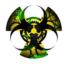 Biohazard Radiation Symbol Together With Gears Artwork Biohazard Tattoo Radioactive Symbol Skull Art