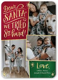 The traditional greeting reads wishing you. Baby S First Christmas Cards Shutterfly