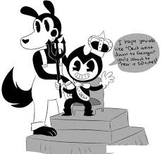 $40 lineart $55 color *payment via paypal only* facebook page: King Bendy With Devil Went Down To Georgia From Bendy And The Ink Machine Coloring Pages Bendy Coloring Pages Coloring Pages For Kids And Adults