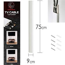 How to hide tv wires & unsightly cords 8 different ways. 30inch Flat Screen Tv Cord Cover Wall Mount Tv Cable Concealer Wire Cover Raceway To Hide Cables Organize Cables Wall Raceway Wiring Ducts Aliexpress