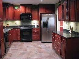 Available in a number of shapes and sizes, they are durable and easy to. Porcelain Tile Plank Floors With Cherry Cabinets Been Cherry Cabinets Kitchen Cherry Wood Kitchens Porcelain Tiles Kitchen