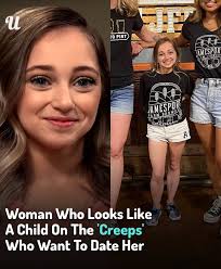 She is just 3ft 10in tall and looks like an 8-year-old 😲