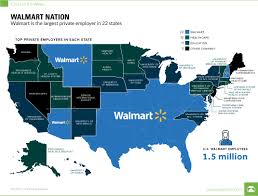 Walmart Nation Mapping The Largest Employers In The U S