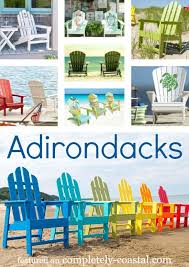 Adirondack Beach Chairs For Coastal Living Http Www Completely Coastal Com Outdoor Woodworking Plans Adirondack Chairs Painted Lighthouse Woodworking Plans